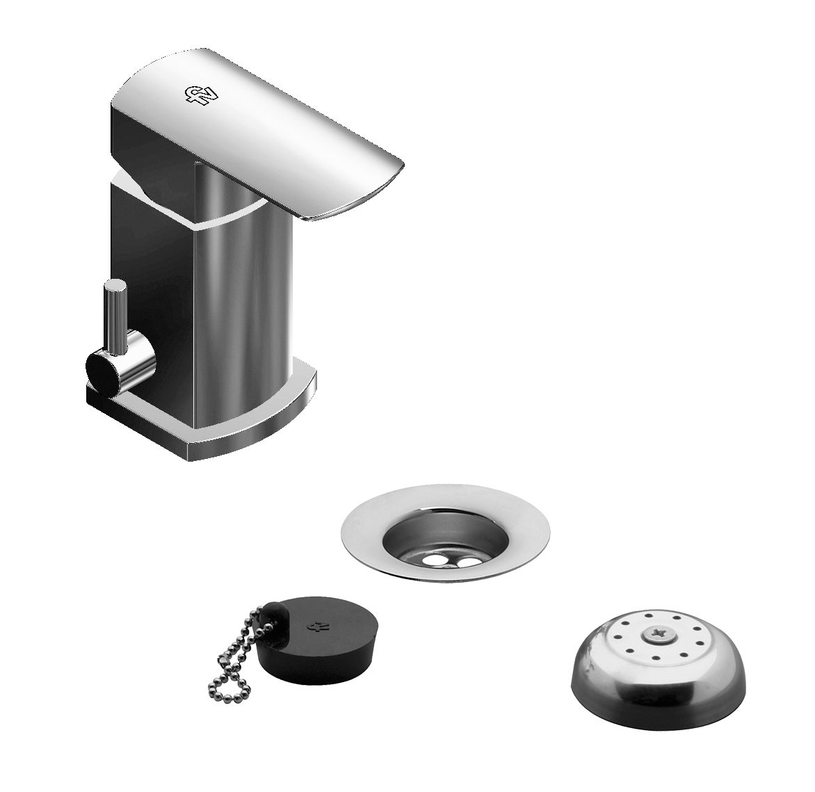 Monocomando para bidet con transferencia.