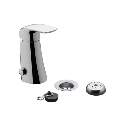 Monocomando para bidet con transferencia.